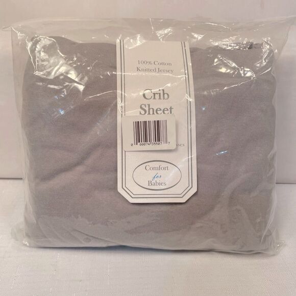 Gray Crib Sheet - Picture 1 of 4